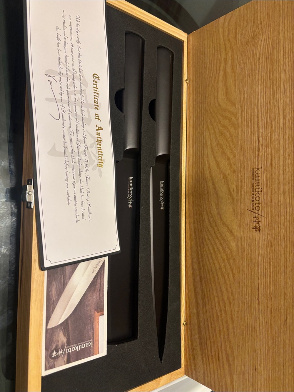 Kamikoto Black 3-Piece Kitchen Knife Set